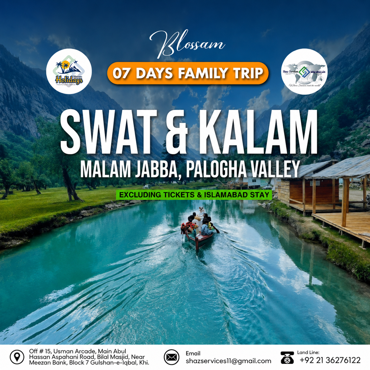 Swat Kalam Domestic Tour Package