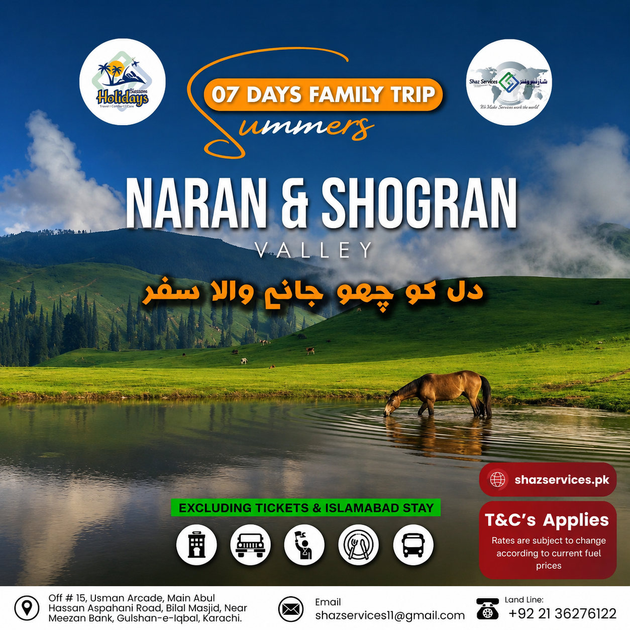 Naran Shogran Domestic Tour Package