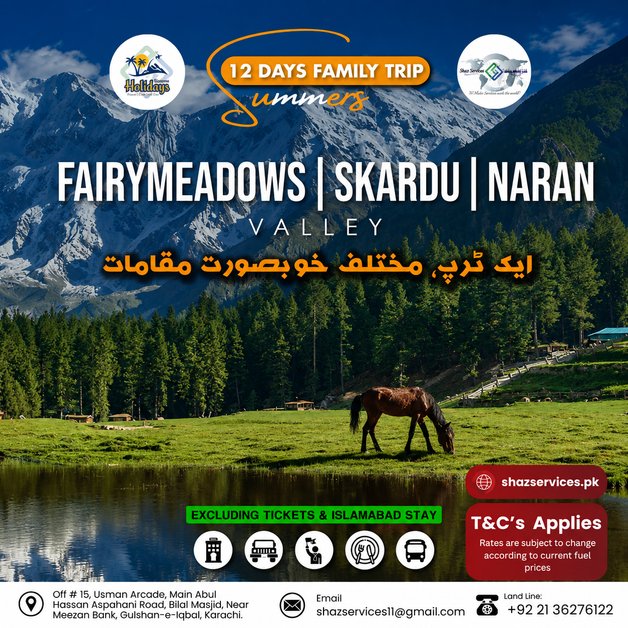 Fairy Meadows Skardu Naran Domestic Tour Package